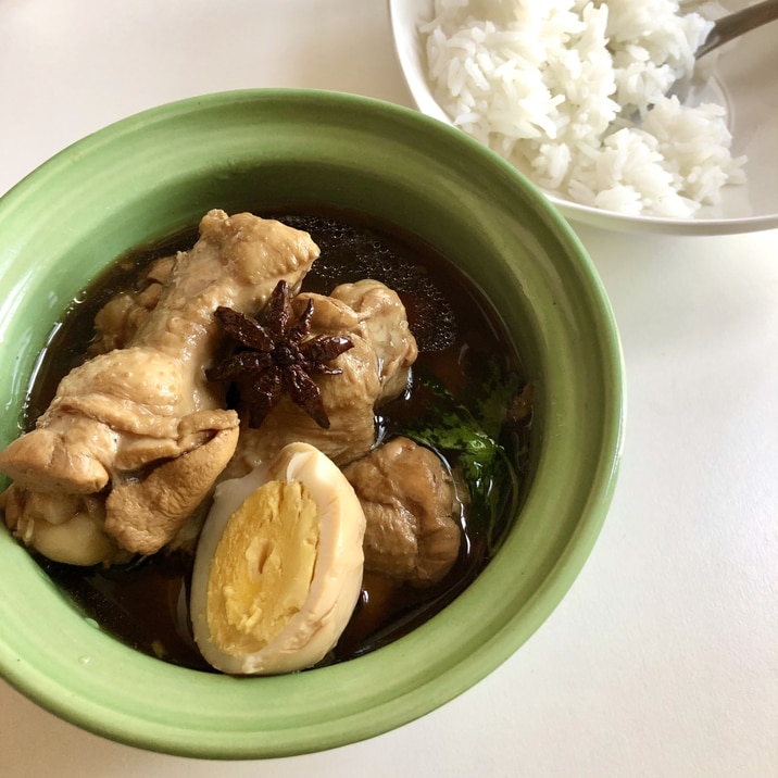 鶏肉と卵のスパイス煮^ - ^カイパロー.ガイ♪